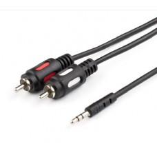 ATCOM (АТ0707) кабель Audio DC3.5 - > 2RCA mini-jack(M) - > 2 тюльпана (M) 1,8 м (5)