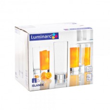 LUMINARC ИСЛАНДИЯ наб. стаканов 6 шт 330 мл высокие (J0040) (2)