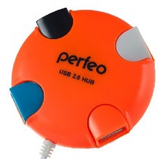 PERFEO USB-HUB PF-VI-H020 4 PORT оранжевый