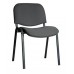 OLSS стул ИЗО ткань цвет темно-серый черная порошковая краска В-40