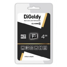 DIGOLDY 4GB microSDHC Class10 - без адаптера SD