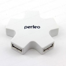 PERFEO USB-HUB 4 PORT PF-HYD-6098H белый