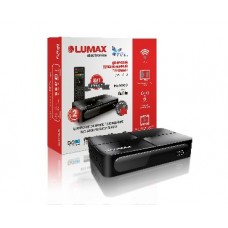 LUMAX DV2118HD DVB-T2/C/WiFi/КИНОЗАЛ LUMAX (200 фильмов)/MEGOGO/IPTV-плейлисты/Doby Digital Plus