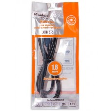 BELSIS (BW1432B) кабель USB 2.0 А вилка - Micro USB вилка, 1.2 м, 1,8 А, чёрный