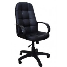 OFFICE-LAB кресло КР02 эко кожа черная / ЭКО1