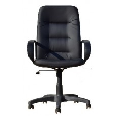 OFFICE-LAB кресло КР16 эко кожа черная / ЭКО1