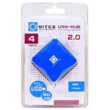 5BITES HB24-202BL 4*USB2.0 / USB 60CM / BLUE