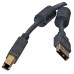5BITES UC5010-018A EXPRESS USB2.0 / AM-BM / FERRITES / 1.8M / BLACK