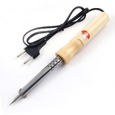 BELSIS (BSI0260) паяльник 60 Вт, деревянная ручка. Долговечное жало 