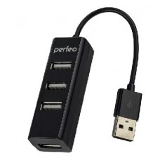 PERFEO USB-HUB 4 PORT PF-HYD-6010H BLACK черный