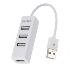 PERFEO USB-HUB 4 PORT PF-HYD-6010H WHITE белый