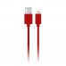 BORASCO Дата-кабель USB - 8 Pin 1М красный (37969)