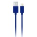 BORASCO Дата-кабель USB - 8 Pin 1М синий (37970)