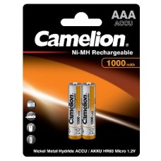 CAMELION AAA-1000mAh Ni-Mh BL-2 (NH-AAA1000BP2, аккумулятор,1.2В)