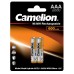 CAMELION AAA- 600mAh Ni-Mh BL-2 (NH-AAA600BP2, аккумулятор,1.2В)
