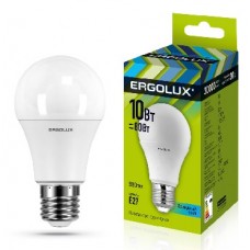 ERGOLUX LED-A60-10W-E27-6K (Эл.лампа светодиодная ЛОН 10Вт E27 6500K 172-265В)