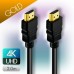 GINZZU GC-843HSG Кабель HDMI 2.0, OD-0.6, 2М позол. черный