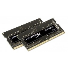 KINGSTON HyperX Impact (Kit of 2) HX424S14IBK2/8 SO-DIMM DDR4 8Gb PC19200 2400Mh