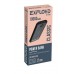 EXPLOYD EX-PB-894 10000mAh 2хUSB 2.1A пластик дисплей чёрный Slim Classic