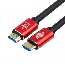 ATCOM (АТ5940) Кабель HDMI 1М (Red/Gold, в пакете) VER 2.0