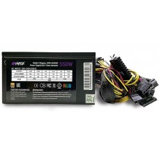 HIPER HPB-550RGB (ATX 2.31, 550W, Active PFC, 80Plus BRONZE, 120mm RGB fan, черный) BOX