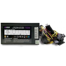 HIPER HPB-700RGB (ATX 2.31, 700W, Active PFC, 80Plus BRONZE, 140mm RGB fan, черный) BOX