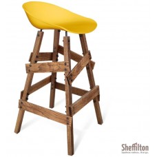SHEFFILTON SHT-ST19/S81 желтый/дуб брашированный коричневый