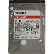 TOSHIBA L200 HDWL120UZSVA, 2ТБ, HDD, SATA III, 2.5