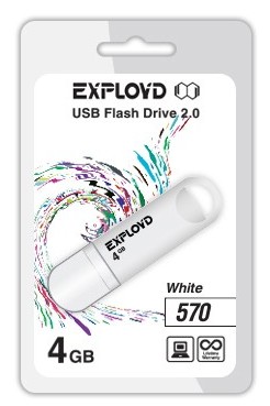 EXPLOYD 4GB-570-белый
