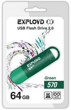 EXPLOYD 64GB-570-зеленый