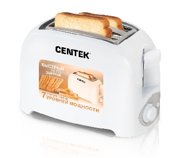 CENTEK CT-1420 тостер белый