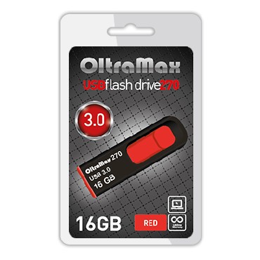 OLTRAMAX OM-16GB-270-Red 3.0 красный