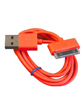 MOBILEPLUS (MP-96980) USB КАБ 30PIN 1М оранжевый
