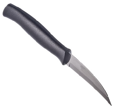TRAMONTINA Athus Нож овощной 8см, черная ручка 23079/003 871-159